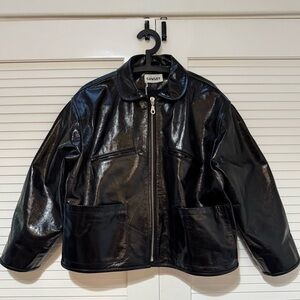 Cawley Studio Leather Flying Jacket XS NWT